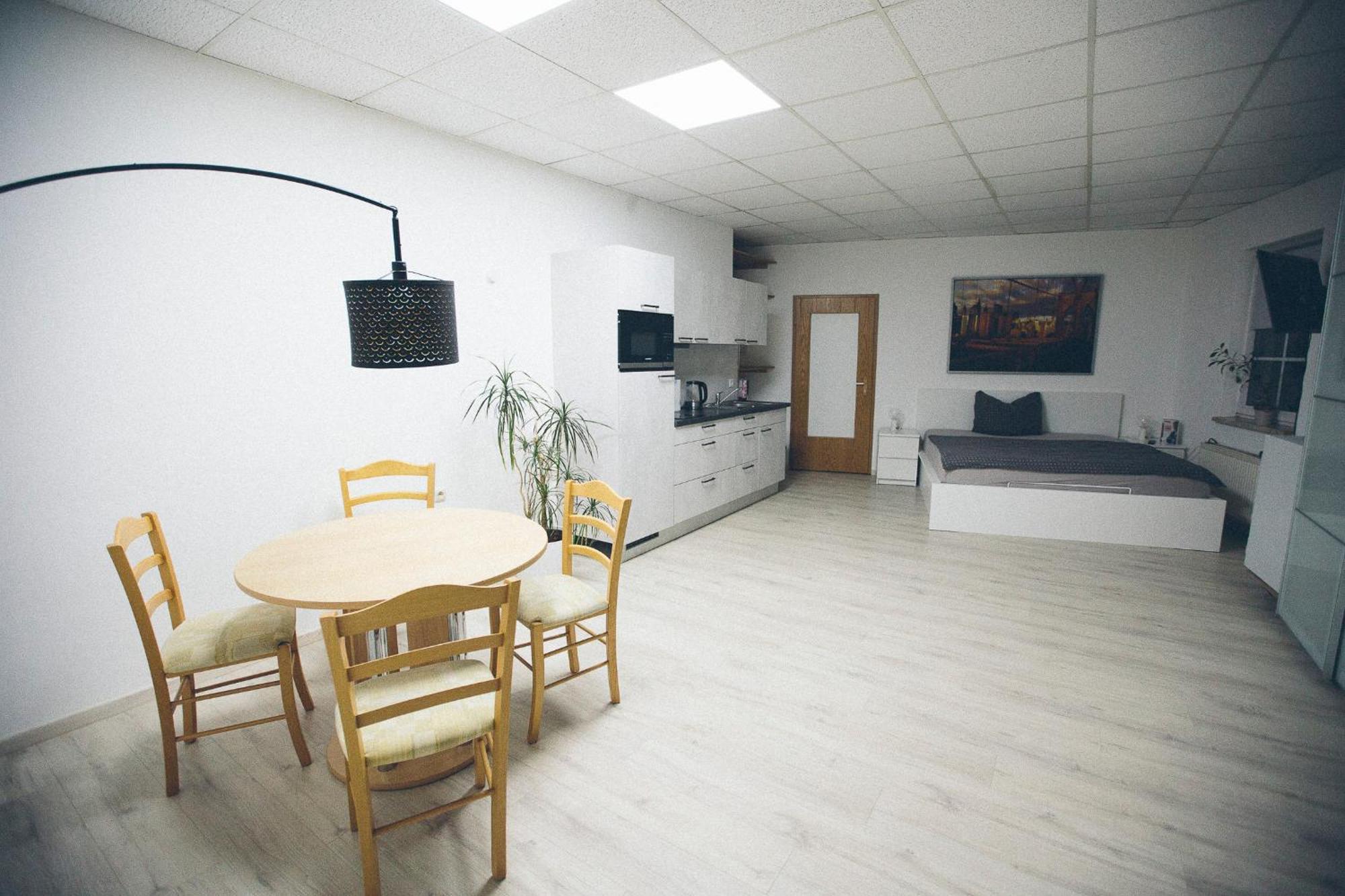 Grosse & Voll Ausgestattete Apartments, Studios, Doppelzimmer, Workspace, Parkplatz, Netflix, Prime & Schnelles Wifi In Ruhiger Lage Mit Garten Rudolstadt Esterno foto