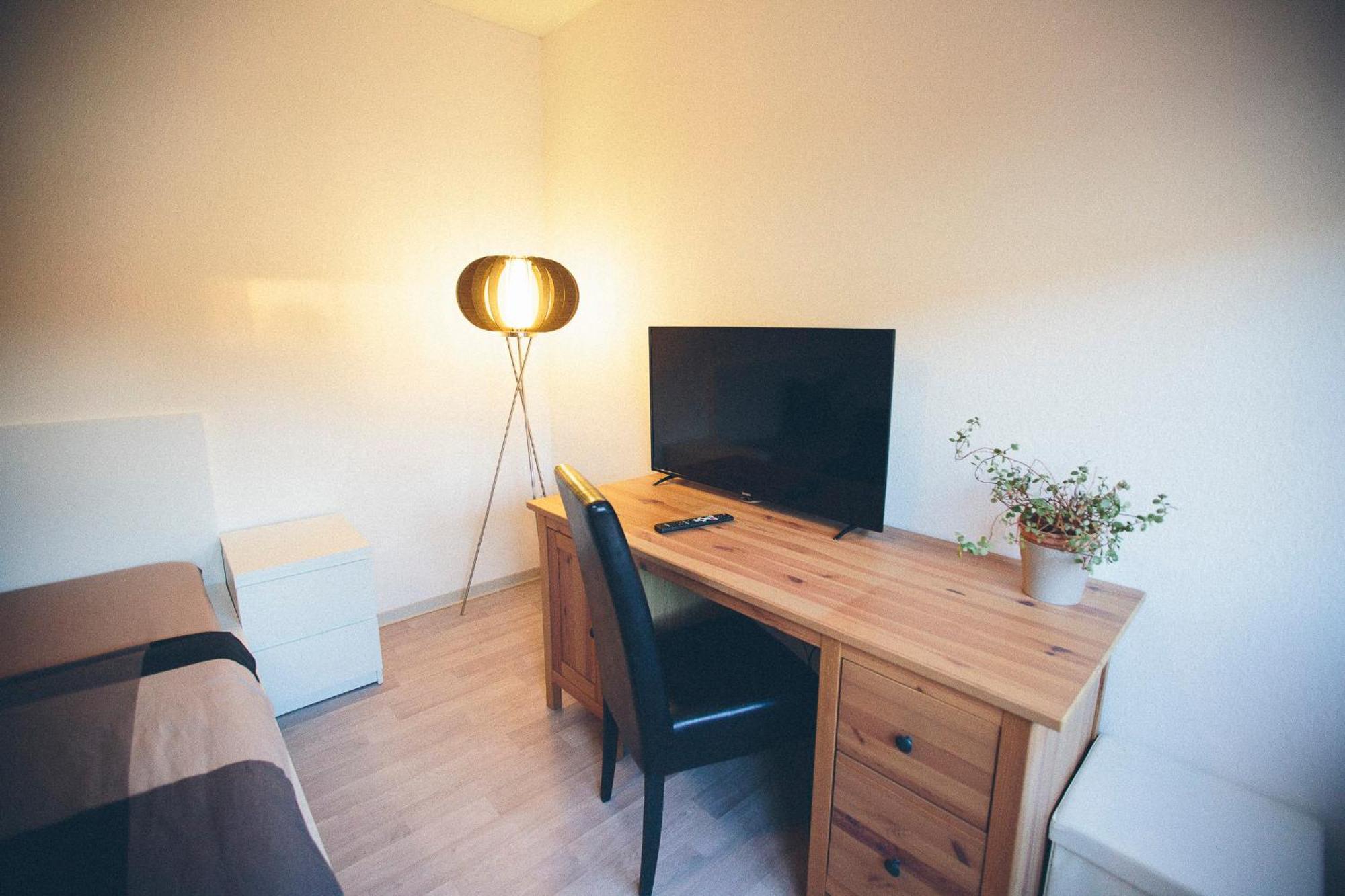 Grosse & Voll Ausgestattete Apartments, Studios, Doppelzimmer, Workspace, Parkplatz, Netflix, Prime & Schnelles Wifi In Ruhiger Lage Mit Garten Rudolstadt Esterno foto
